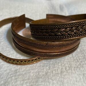 Bronze Egyptian bangles/arm bands
